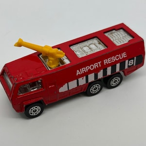 Vintage Corgi Chubb Fire Truck Airport Rescue Toy Rare Vintage Made in Britain Diecast