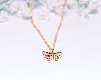 24K Gold plated Shiny Gold Butterfly Bracelet, Dainty Gold Bracelet, Water-proof Jewelry, High Quality for Everyday Wear, No Tarnish