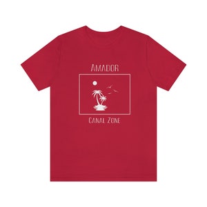 Amador Causeway Panama Canal Unisex Jersey Short Sleeve Tee