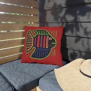 Fish Mola print Outdoor Pillows