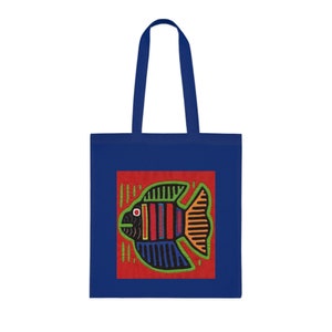 Fish Mola Cotton Tote