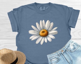 Wild Daisy Shirt, Daisy TShirt, Wildflower Shirt, Birth Month Flower, Gift For Sister, Summer T-Shirt, Daisy Flower Tee, Comfort Colors®