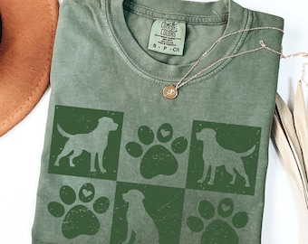 Labrador Retreiver Love Grunge Shirt, Comfort Color Shirt,Black Lab Tee, Labrador Dog, Dog Mom,Gift for Mom, Dog Lover Shirt, Pet Lover Gift