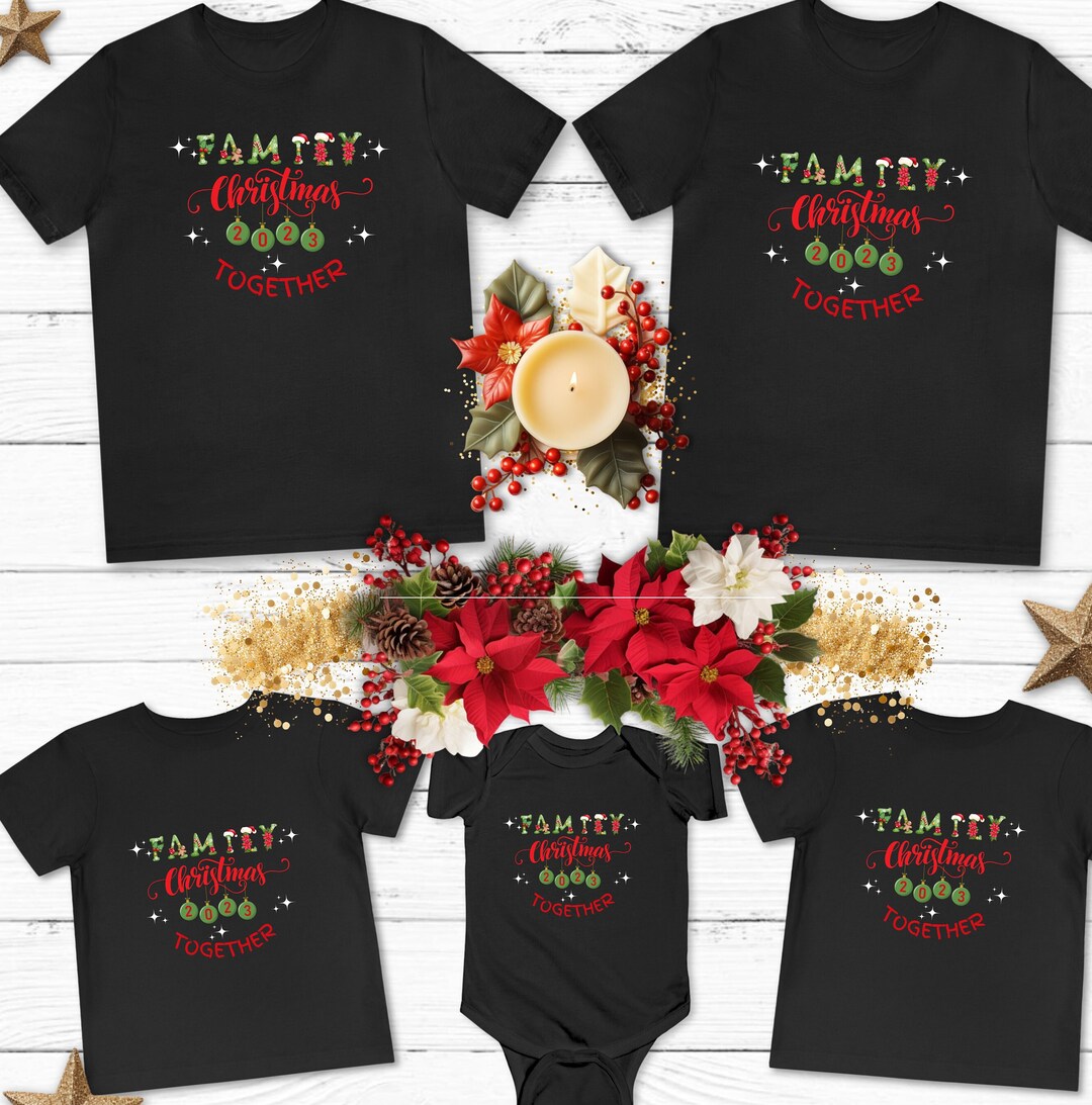 Family Matching Christmas T Shirts Matching Family Shirst Etsy Canada