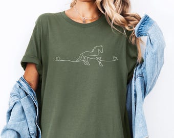 Horse Lover TShirt, Horse Lover Gift,  Horse Gift,  I Love Horse TShirt, Horse Riding Shirt, Horse TShirt, Horse Owner