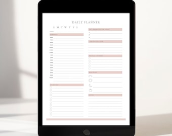 Planer dzienny, planer tygodniowy, planer do druku, harmonogram dnia pracy, planer produktywności, pobieranie plików PDF A4, A5 i Letter