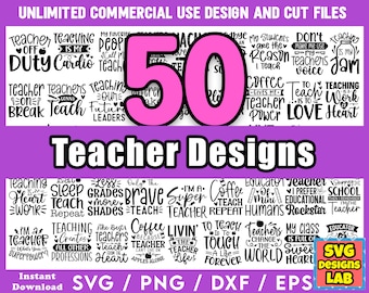 Lehrer SVG-Bundle - Lehrer SVG-Dateien, lustige Lehrer svg, Lehrer-Shirt svg, Lehrer-Zitate svg, Lehrer-Sprüche svg