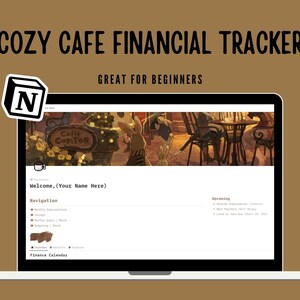 Simple Finance Tracker Notion Template, Subscription Tracker Notion Template, Aesthetic Notion Template, Budget Notion Template