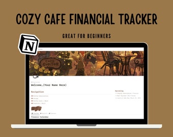 Einfache Finanz-Tracker-Notion-Vorlage, Abonnement-Tracker-Notion-Vorlage, Ästhetische Notion-Vorlage, Budget-Notion-Vorlage