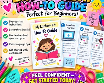 70 Lapbook Templates, Printable Homeschool Foldables and Interactive Notebook Kit, Flipbooks and Project Organizers PDF