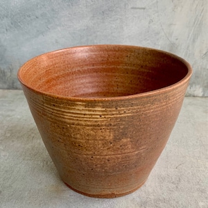 Burnt Orange Speckled Planter