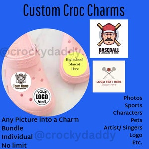 Custom Reg Plate Charm Set of (2) for Crocs Funny Croc Charms for Your Crocs Personalised Name Shoe Gift Custom Croc Charm Personalised