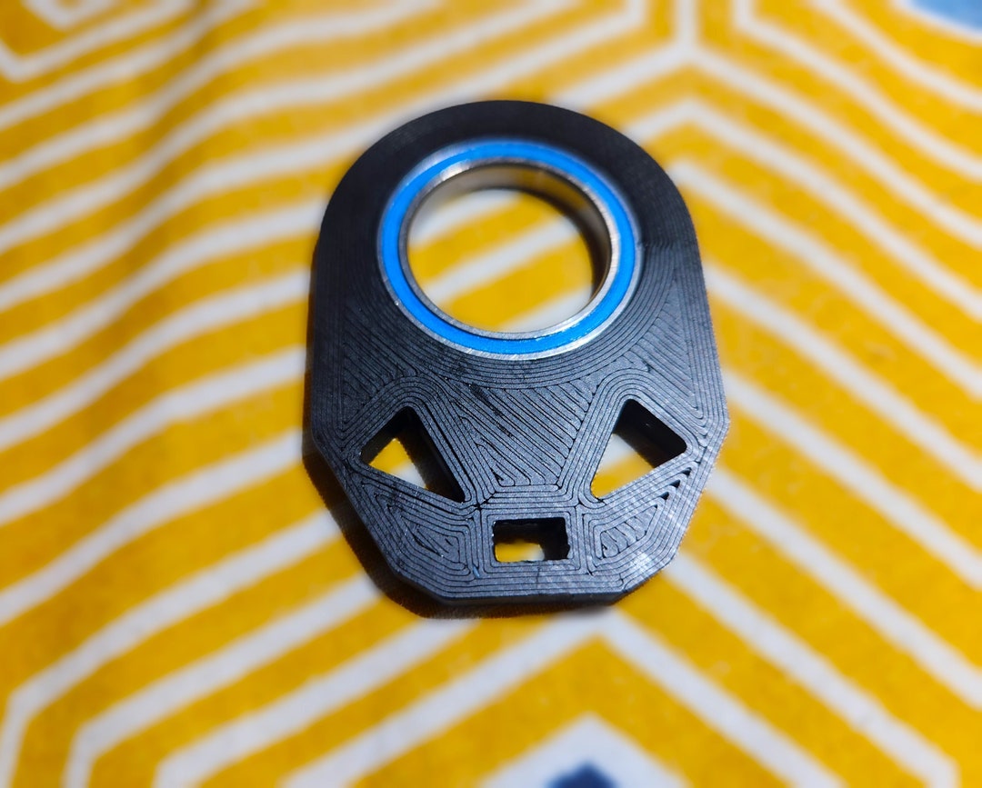 Keychain Spinner, Skull Key Chain Spinner, Black Skull Keychains ...