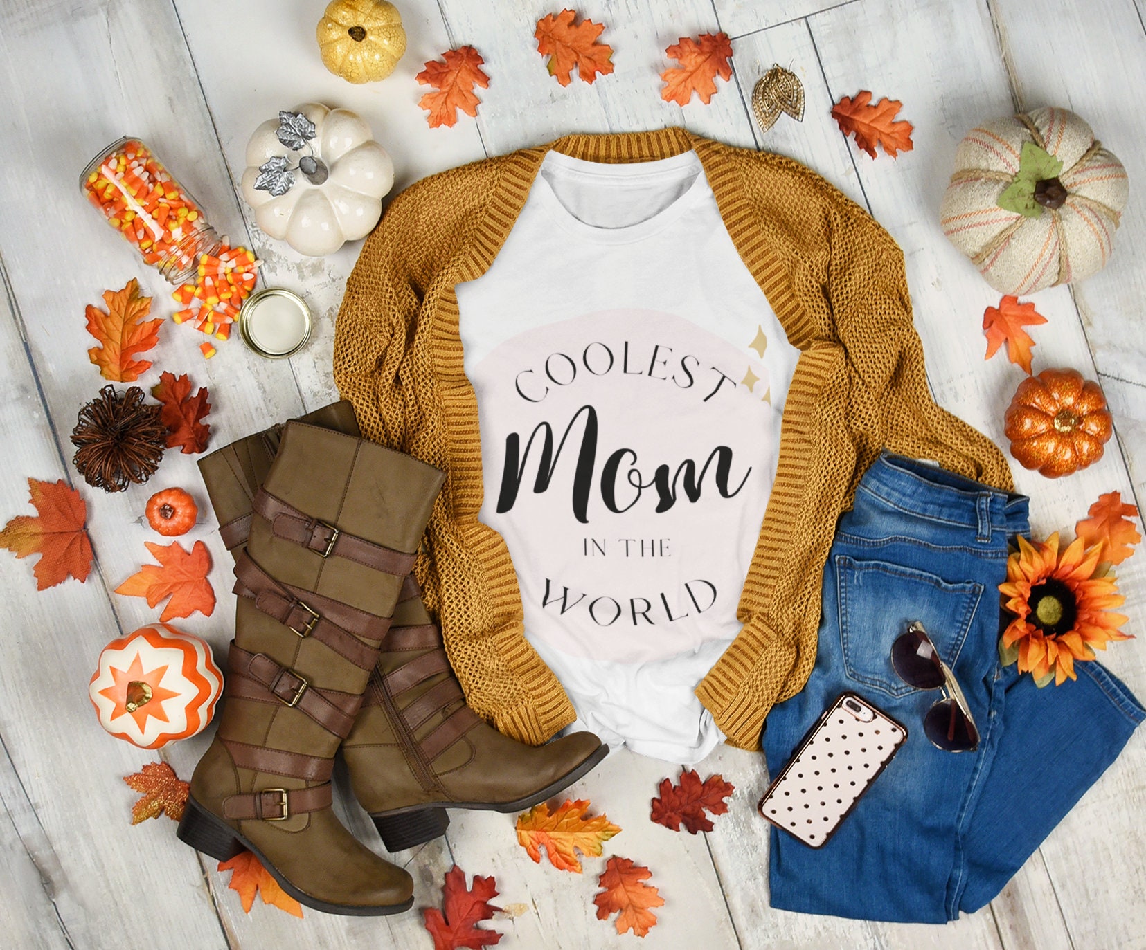 Coolest Mom in the Worldbest Mom Mom's Gift Etsy