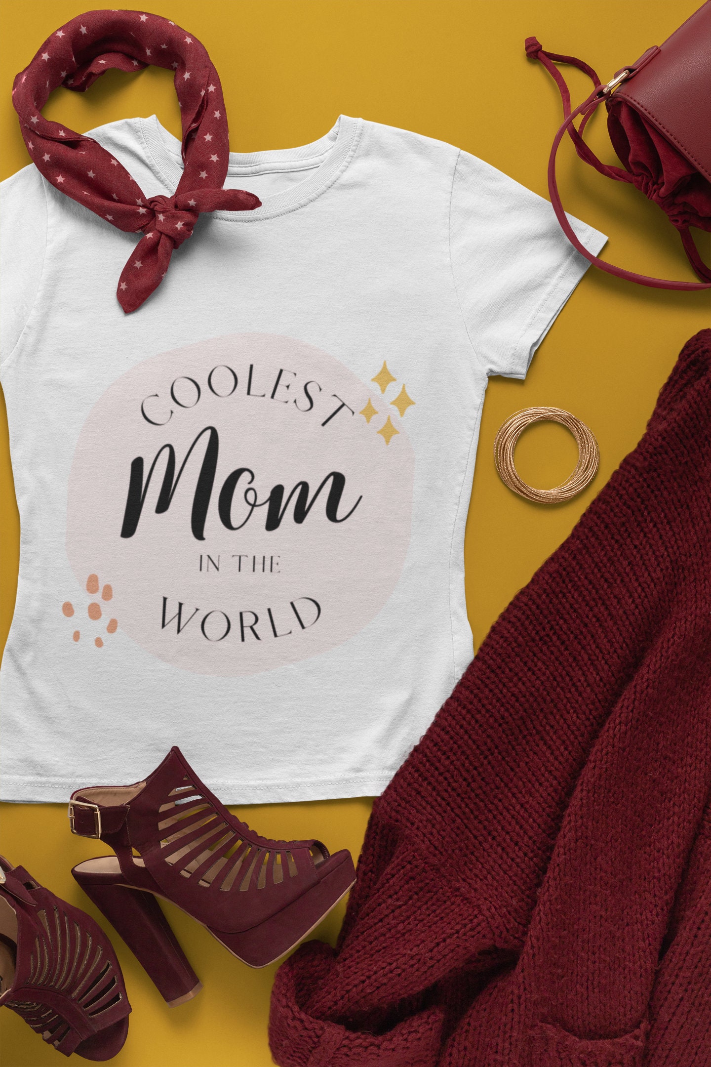 Coolest Mom in the Worldbest Mom Mom's Gift Etsy