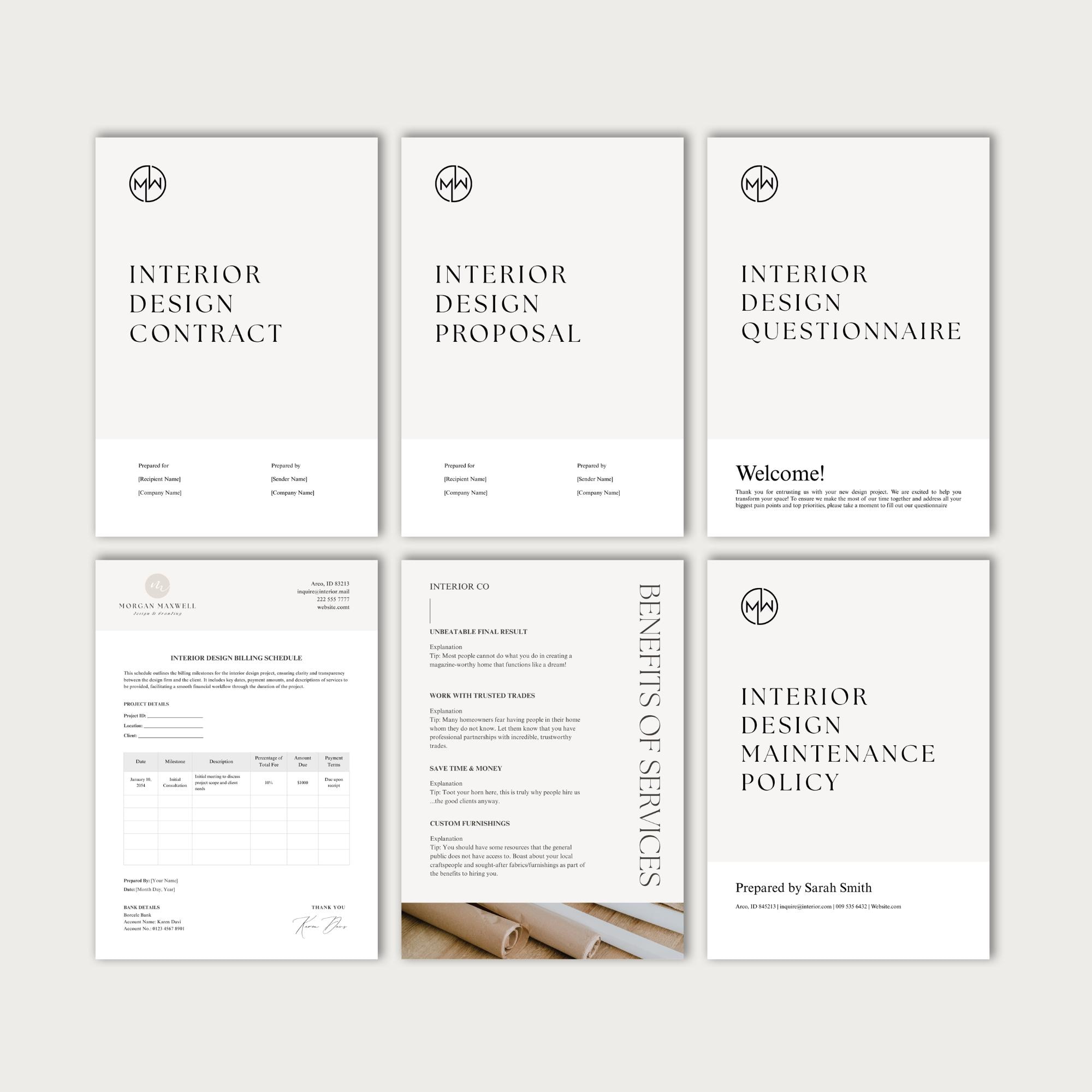 80+ Welcome Packet Templates Bundle | Client Discovery Form | Editable ...