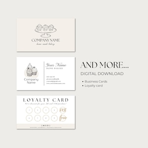 50+ Editable Bakery Business Canva Template | Invoice Template, QR Code Sign, Cake Order Form, Price List, Daily Planner, Cake Care Cards