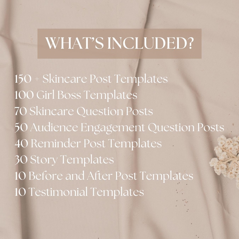 450+ Editable Skincare Instagram Posts Skincare Social Media Templates Instagram Templates for Estheticians Esthetician Business Neutral
