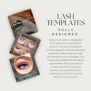 120+ Lash Tech Artist Instagram Template | Lash Stylist Post Templates | Lash Tech Instagram Post | Lash Extension Post | Lash Social Media