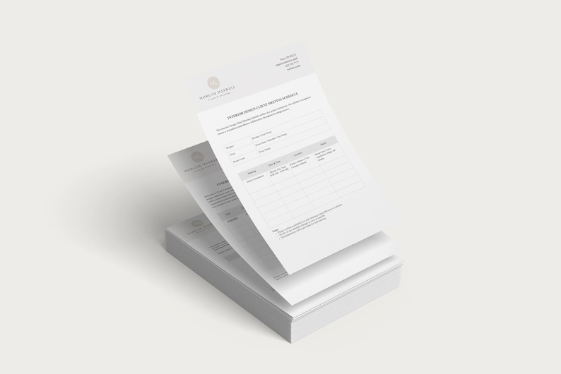 Interior Design Welcome Packet Templates Bundle | Client Discovery Form ...