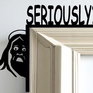 SVG grappige Jezus Trim bundel laserbestanden! 4 links en 4 rechts - I Saw That plus humoristische oppassers voor religieuze woondecoraties - Download png, png