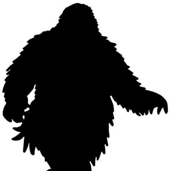 Bigfoot Sasquatch SVG Yeti Snow Monster - Instant Silhouette Download .AI DXF Png