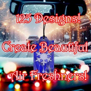 Laser Cut Master Collection Car Air Fresheners or Ornaments! 125 Laser Ready Files! Created with Lightburn! Original Designs! Easy 3-Piece!