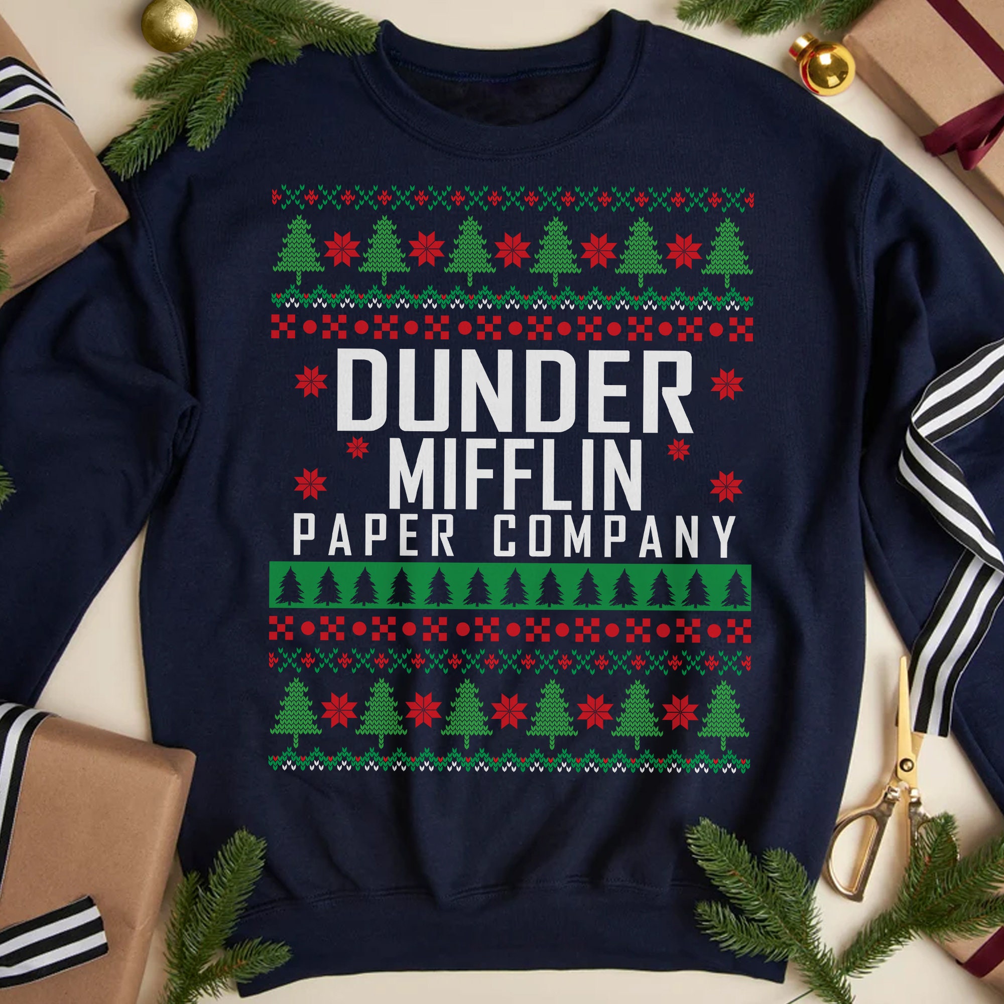 Dunder Mifflin paper company Christmas t-shirt, hoodie, sweater, long  sleeve and tank top