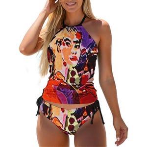 2-Piece Women&#39;s Tankini Swimsuit, from beach vacations to pool parties, this tankini set is a versatile addition to your swimwear collection