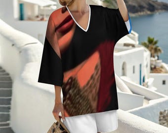 ForeverRays Mediterranean Style V-Neck Suit