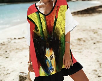 ForeverRays-jurk met ruches voor dames