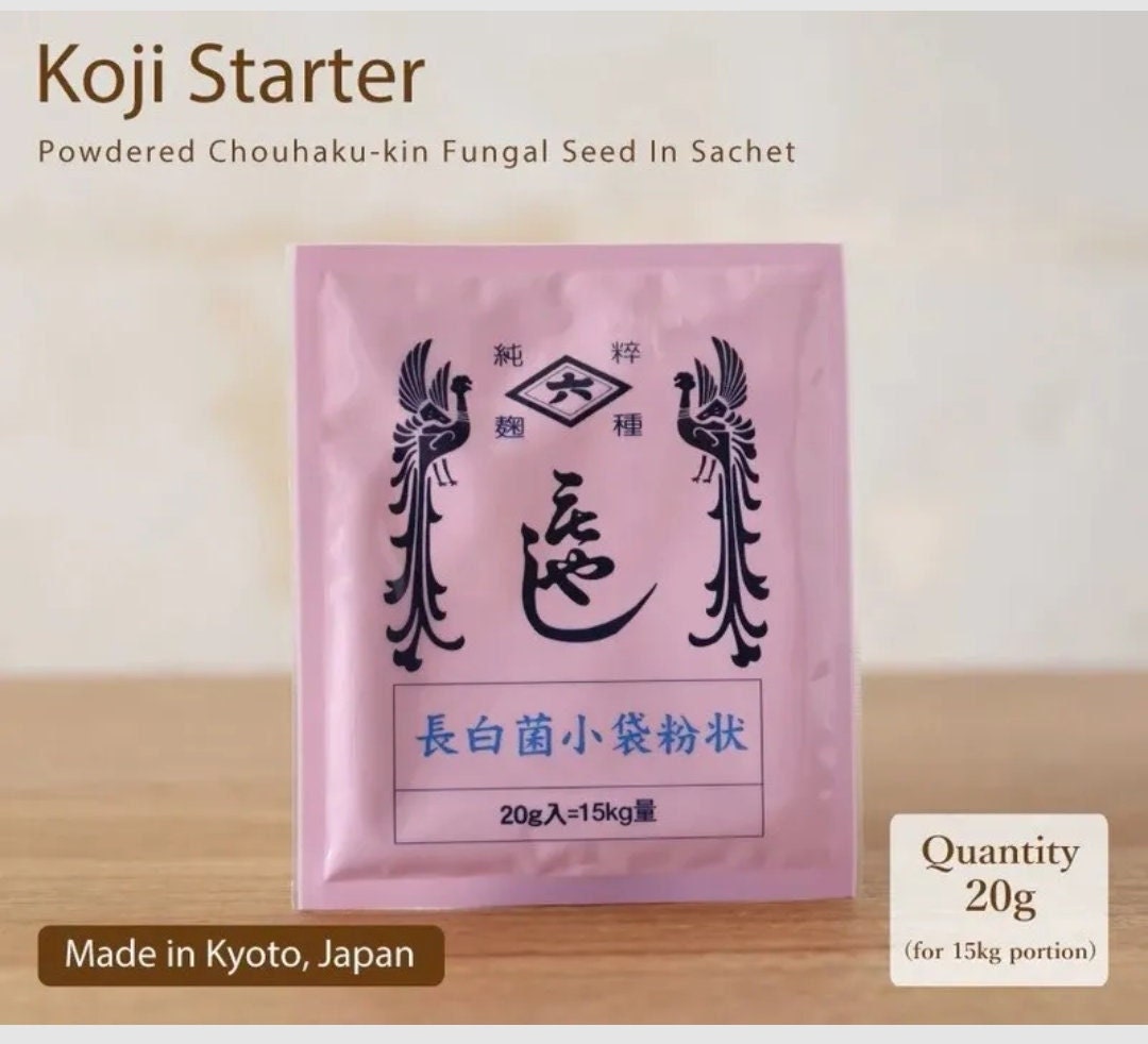 2x Koji Starter 40g Spore for Shoyu, Soy Sauce, Aspergillus Sojae Etsy