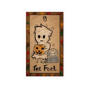 The Fool Tarot Vinyl Decal | Waterproof |