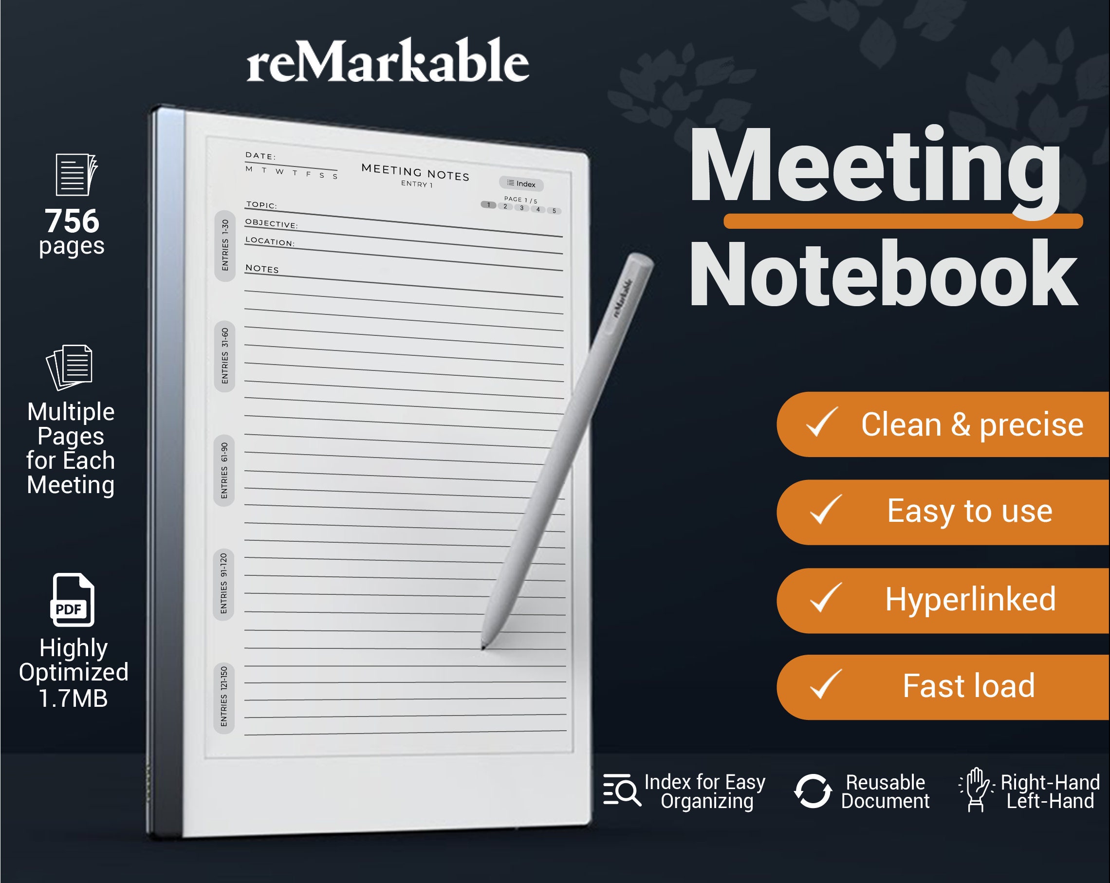 Meeting Notebook  Write Notepads & Co.