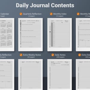 Supernote Daily Journal Templates for A5 X2 Manta A6 X2 Nomad