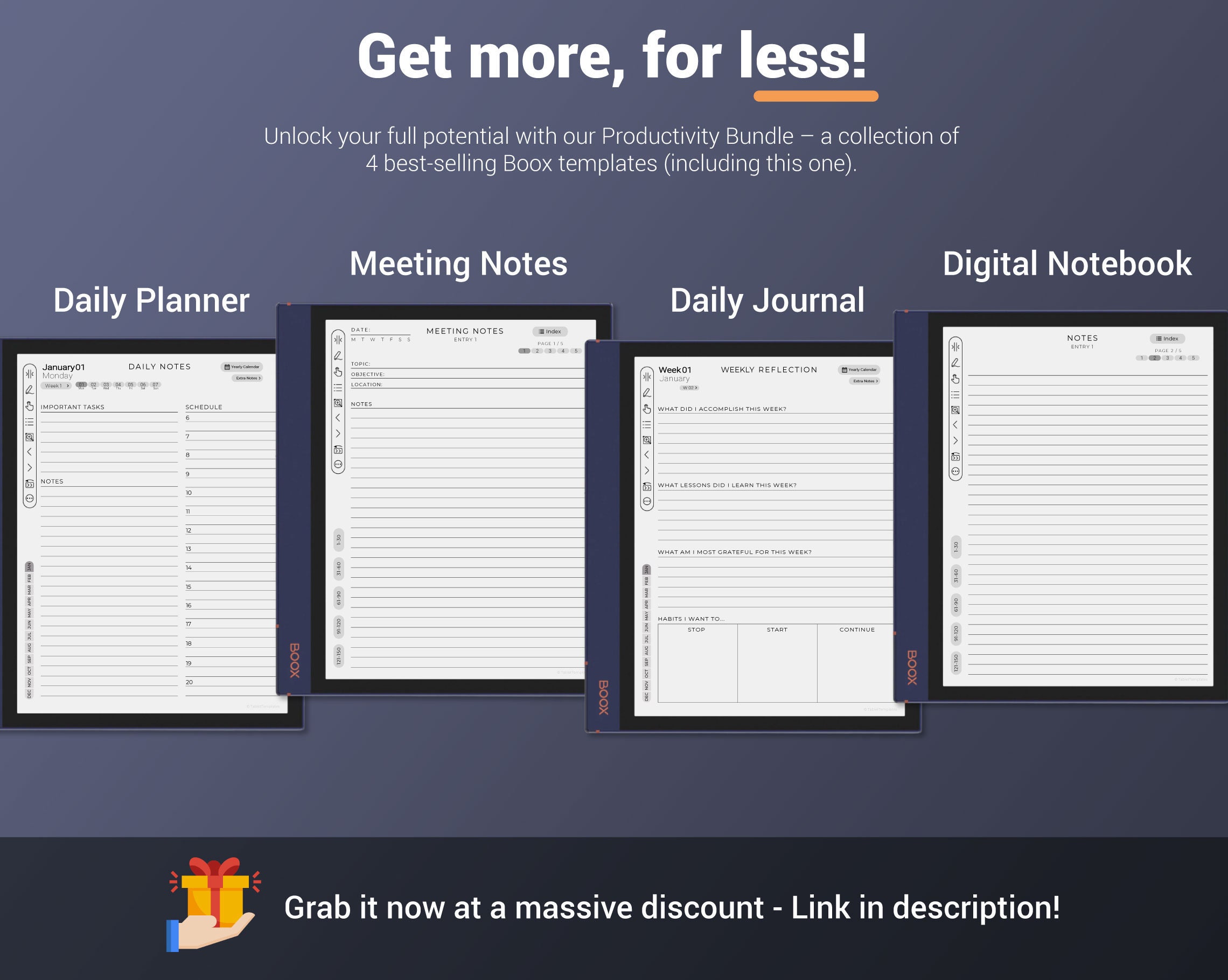 Boox Notebook Boox Templates Etsy Boox Notebook Boox Templates Etsy
