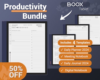 Boox Templates Productivity Bundle