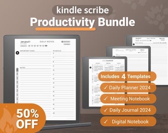 Kindle Scribe Templates | Productivity Bundle