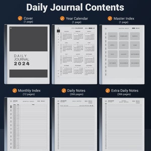 reMarkable 2 Templates Productivity Bundle image 6