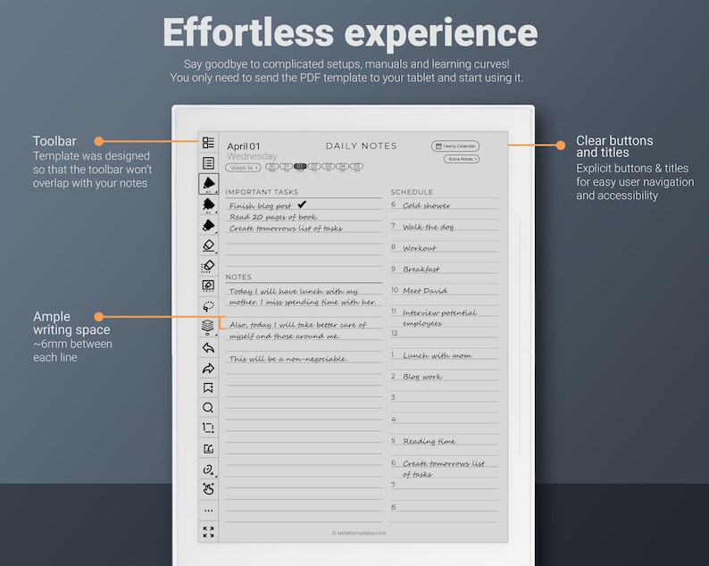 Best Writing Experience on Supernote Templates A5 X2 Manta A6 X2 Nomad