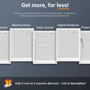 Get more, for less on Supernote A5X Manta A6X Nomad