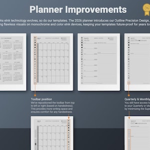 Supernote Daily Planner Improvements 2026 & 2027