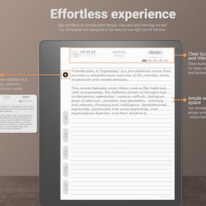 Kindle Scribe Digital Notebook: Hyperlinked Template (PDF) - Etsy UK
