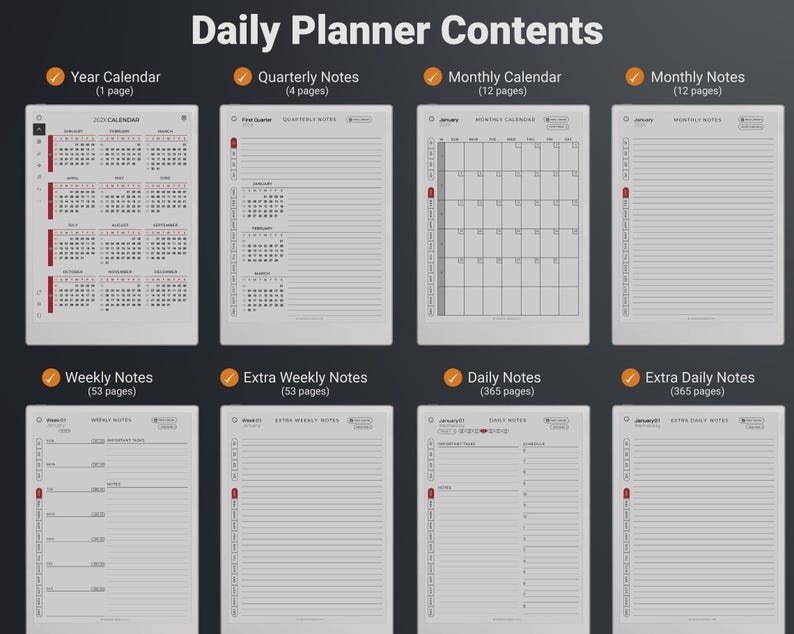Templates for Remarkable Paper Pro Tablet 20262027 Productivity