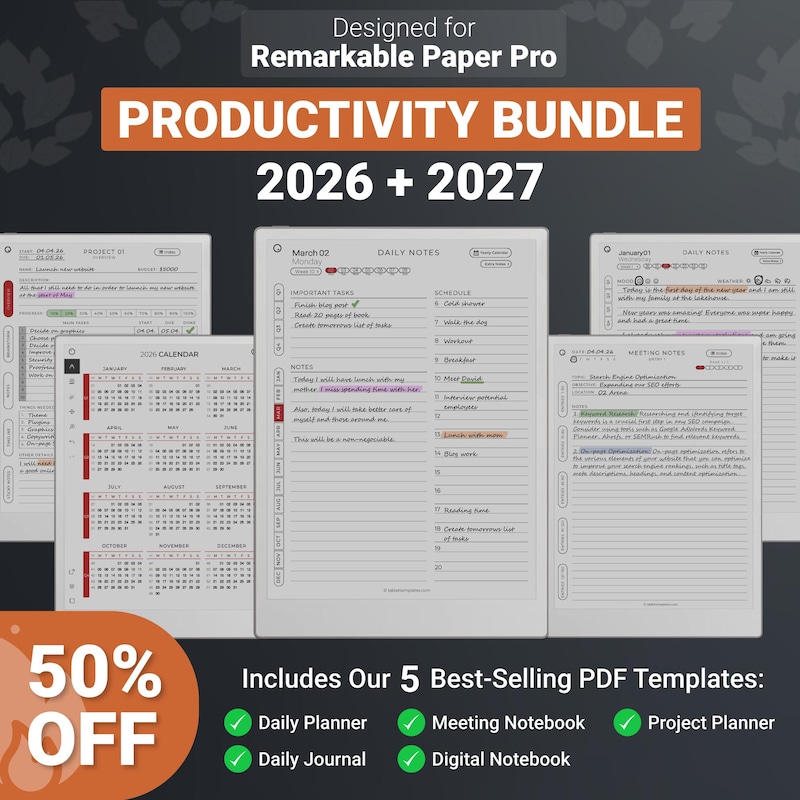 Templates for Note Paper - Etsy