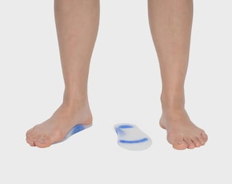 Medical Grade Silicone Arch Support Insoles – Plantar Fasciitis Relief Shoe Inserts