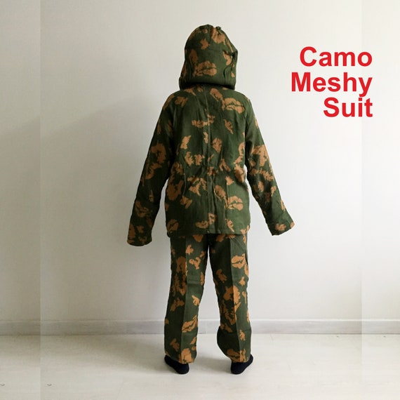 Size 3. Soviet Camo Meshy Suit KZS. Sniper Tactical Jumpsuit 