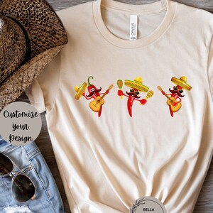 Jalapeños Mariachi Band T-shirts, Funny Cinco de Mayo T-shirt, Retro Fiesta T-shirt, Cute Fiesta T-shirts, Mexican Party Tee, Jalapeno Party