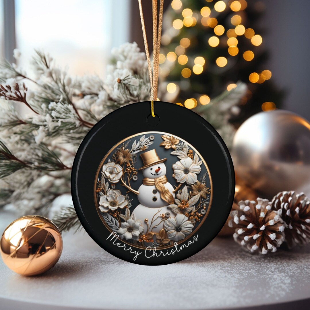 Nomination Classic Rose Gold Cubic Zirconia Snowman Christmas Charm main image 0