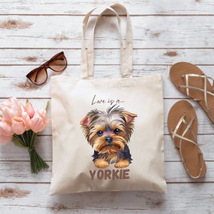 CafePress Morkie Thing Tote Bag - Natural Canvas Reusable Shopping Bag, Two Sizes Available